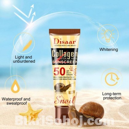 DISAAR COLLAGEN SNAIL SUNSCREEN